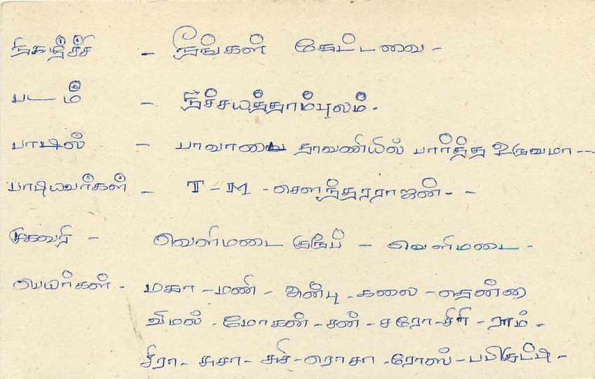 Sri Lanka — Karte mit 75-Cent-Stempel — Verleger Sri Lanka Post — Rückseite