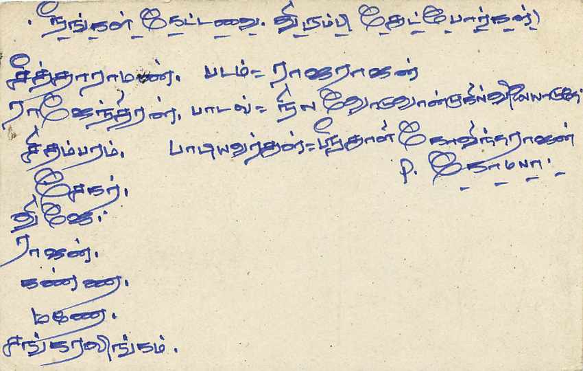 Sri Lanka — carte postale avec timbre de 75 cents — éditeur Sri Lanka Post — Verso