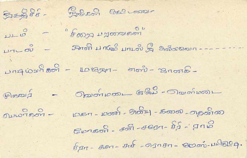 Sri Lanka — carte postale avec timbre 75 cents — éditeur inconnu — Verso