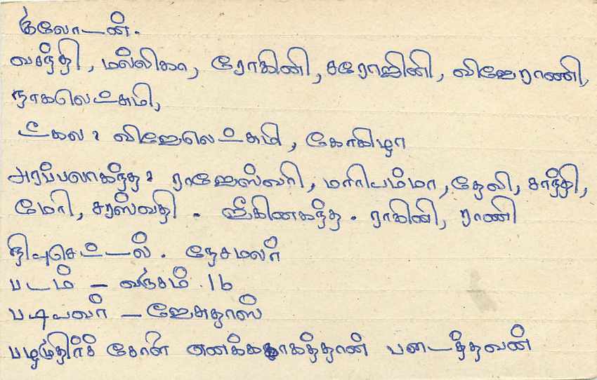 Straßenszene — Sri Lanka — Verlag Sri Lanka Post — Rückseite