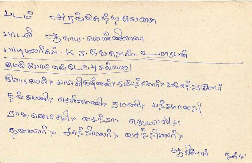 Sri Lanka — Ansichtskarte mit 75-Cent-Stempel — Verlag Sri Lanka Post — Rückseite
