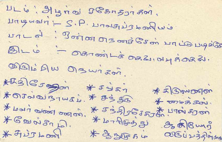 Sri Lanka — carte postale avec timbre 75 cents — éditeur inconnu — Rückseite