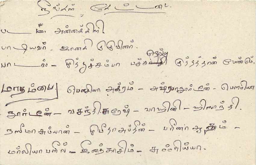 Sri Lanka — carte postale avec timbre 75 cents — éditeur inconnu — Rückseite