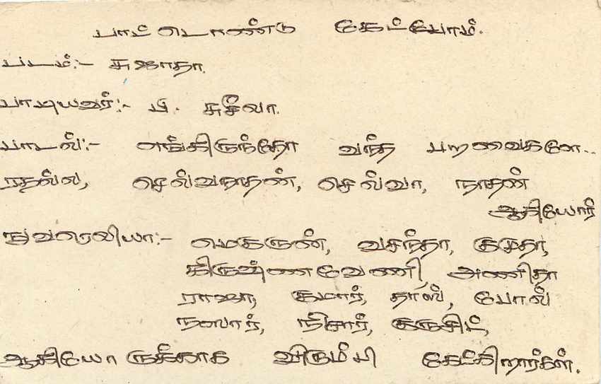 Sri Lanka — Ansichtskarte mit 75-Cent-Stempel — Verlag Sri Lanka Post — Rückseite