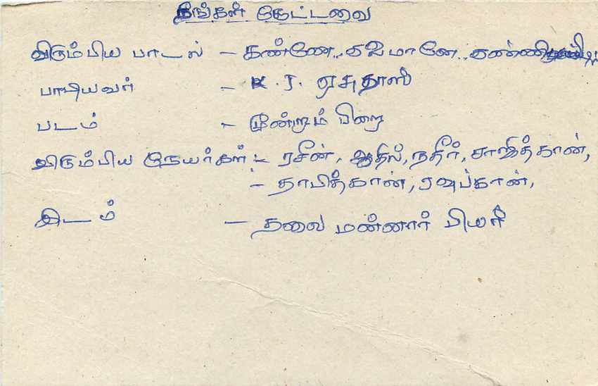 Sri Lanka — carte postale avec timbre de 75 cents — éditeur inconnu — Verso