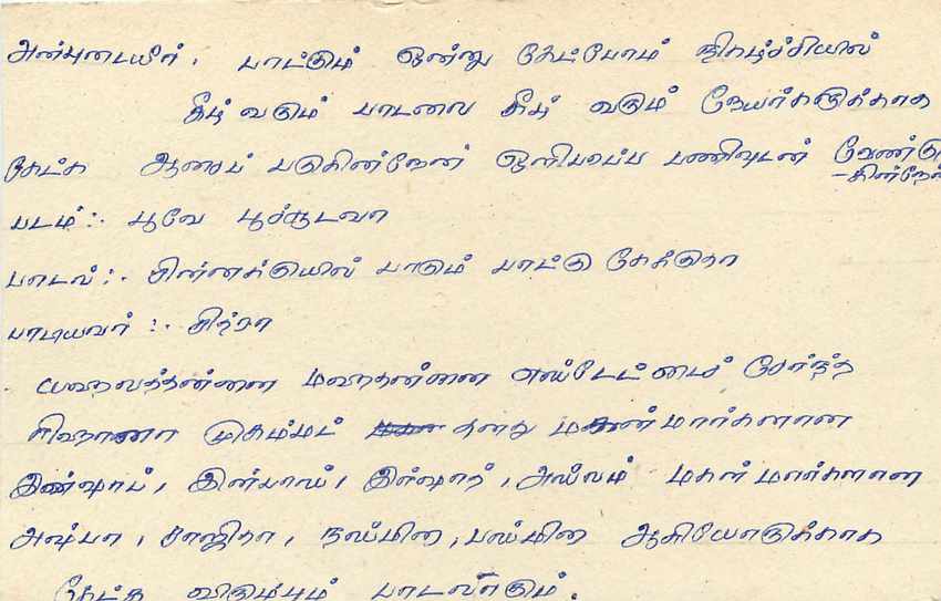 Sri Lanka — Ansichtskarte mit 75-Cent-Stempel — Verlag Sri Lanka Post — Rückseite