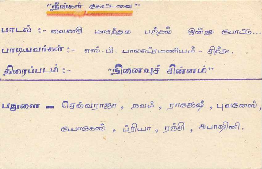 Colombo — carte postale avec timbre Sri Lanka 75 — éditeur Sri Lanka Post — Rückseite