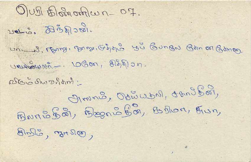Sri Lanka — carte postale avec timbre 75 cents — éditeur Sri Lanka Post — Rückseite