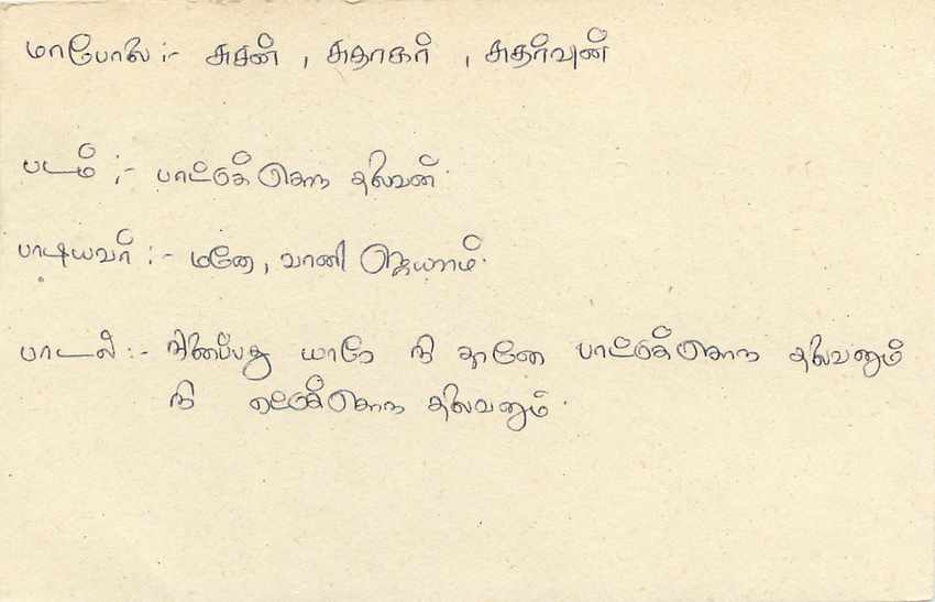 Sri Lanka — carte postale avec timbre de 75 cents — éditeur inconnu — Verso