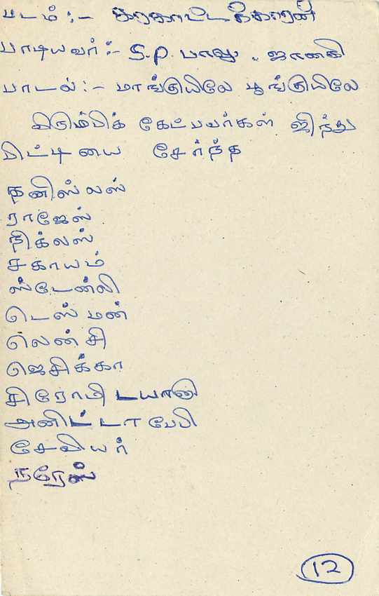 Sri Lanka — carte postale avec timbre 75 cents — éditeur inconnu — Rückseite