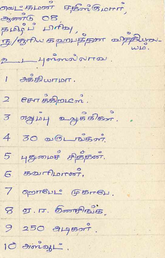 Entier Postal Postal Stationary Sri Lanka Ceylan Lion — Verso