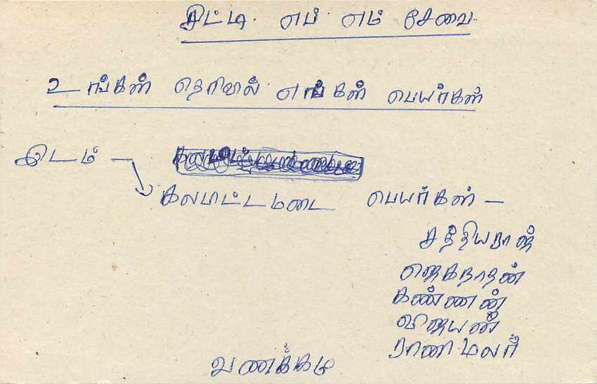 Entier Postal Postal Stationary Sri Lanka Ceylan Lion — Rückseite