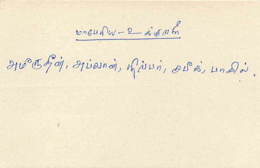 Entier Postal Postal Stationary Sri Lanka Ceylan Lion — Rückseite