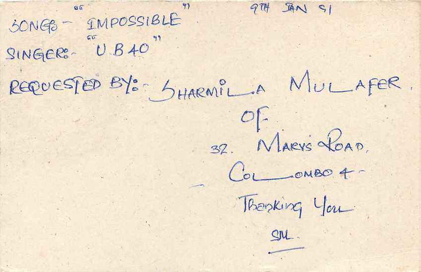 Entier Postal Postal Stationary Sri Lanka Ceylan Lion — Verso