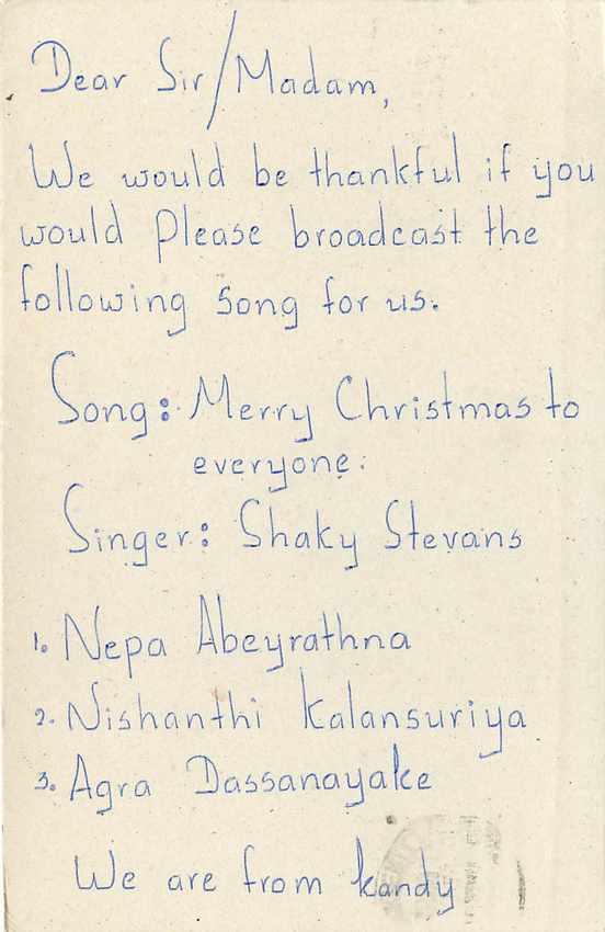 Entier Postal Postal Stationary Sri Lanka Ceylan Lion — Verso