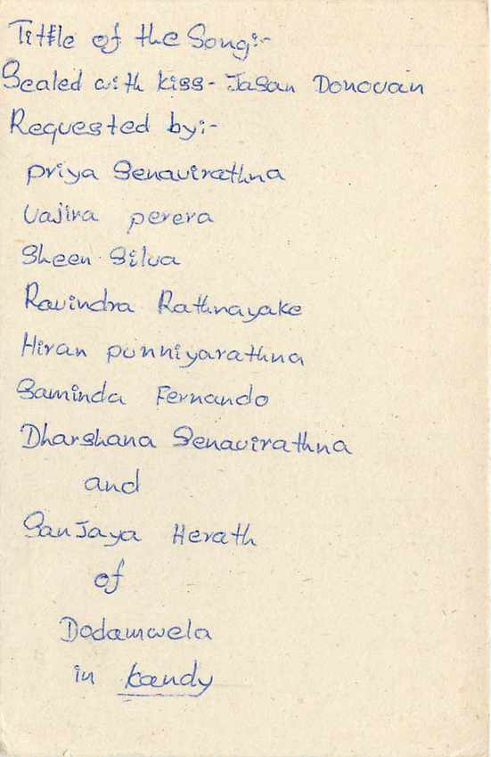 Entier Postal Postal Stationary Sri Lanka Ceylan Lion — Verso