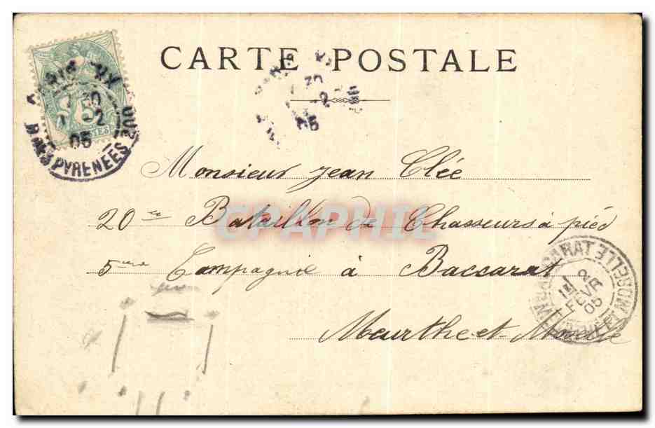 Paris- Le Boulevard des Italiens -CPA — Rückseite