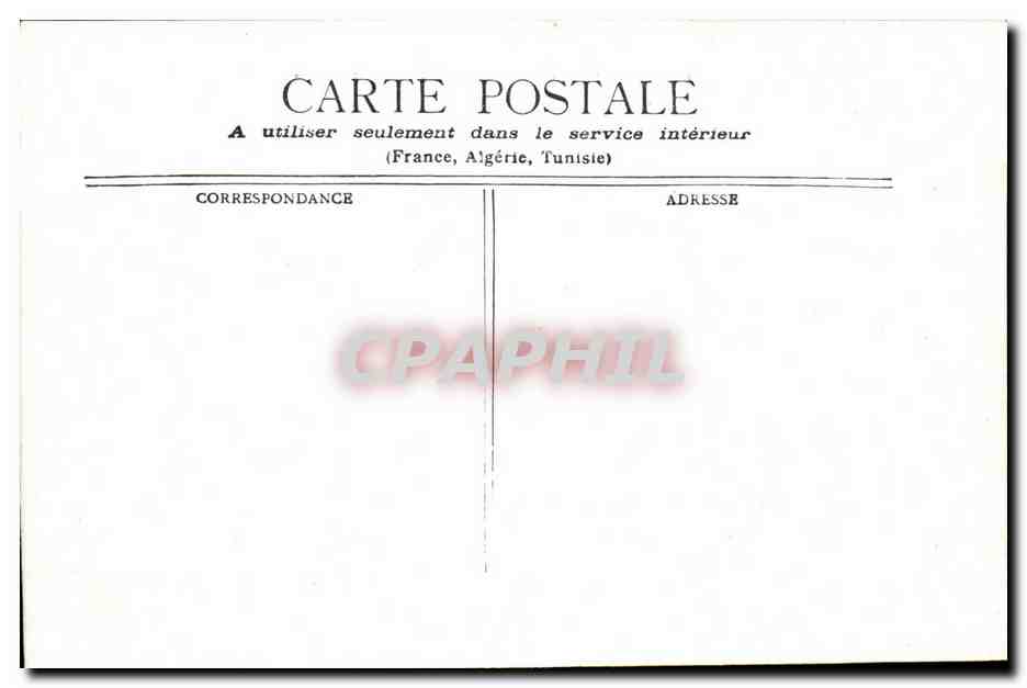 Paris- Avenue des Champs-Elysees - CPA — Rückseite