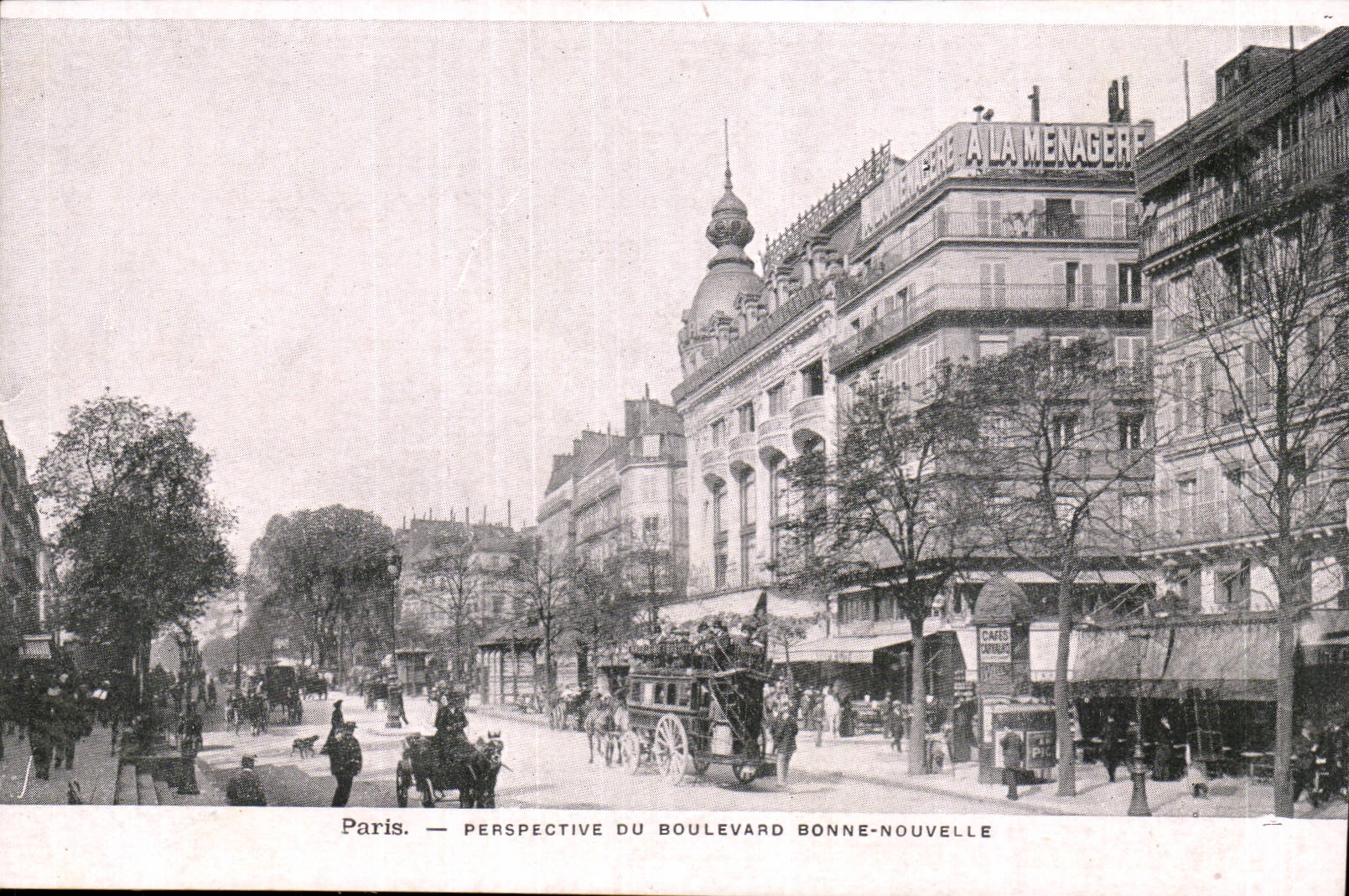 Paris- Avenue du Bonne-Nouvelle - CPA