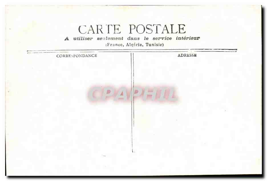 Paris- Eglse St Vincent-De-Paul -CPA — Rückseite
