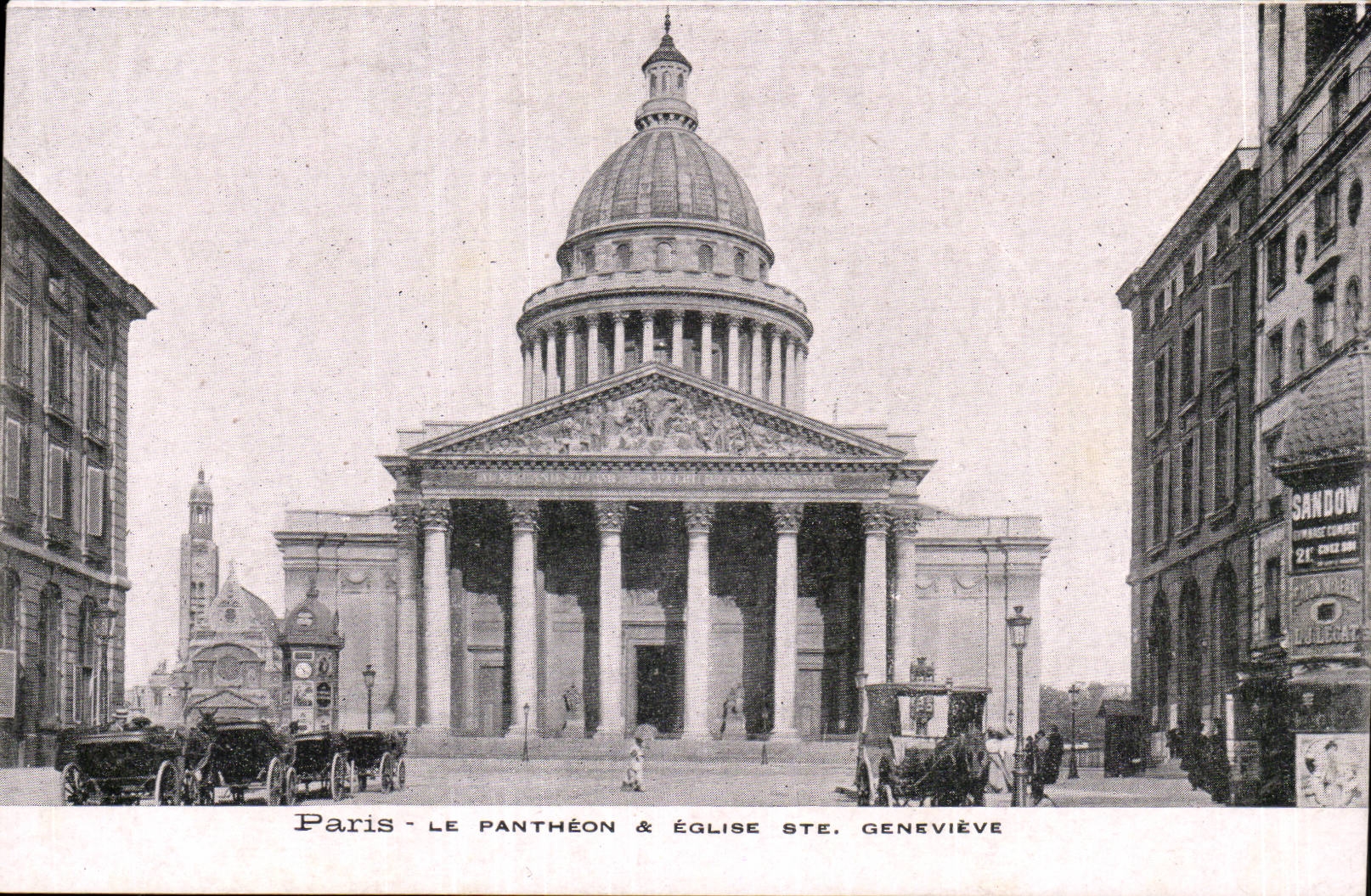 Paris- Le Pantheon et Eglise Ste Genevieve -CPA