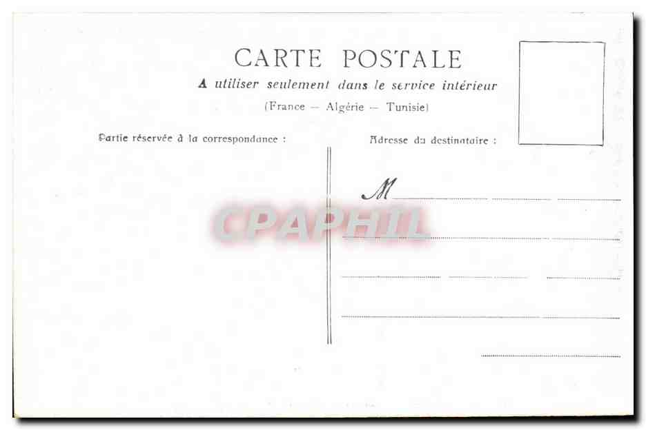 Versailles- Hameau de Marie-A -CPA — Verso