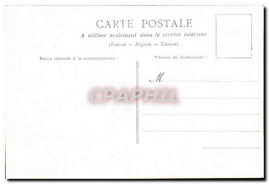 Versailles- Hameau de Marie-Antoinette: La Laiterie-CPA — Rückseite