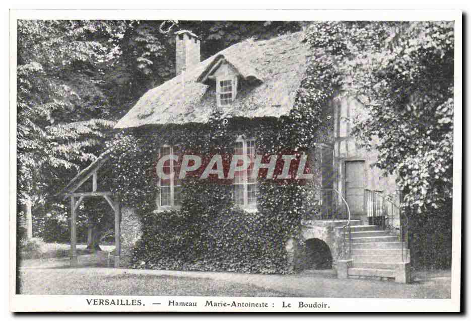 Versailles- Hameau de Marie-Antoinette: Le Boudoir -CPA