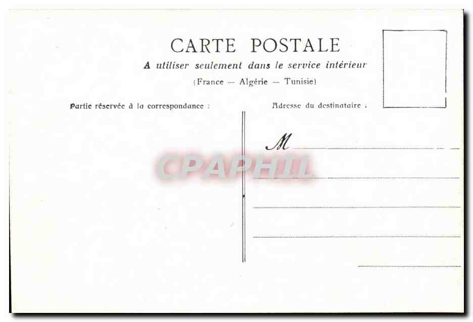 Versailles- Hameau de Marie-Antoinette: Le Boudoir -CPA — Verso