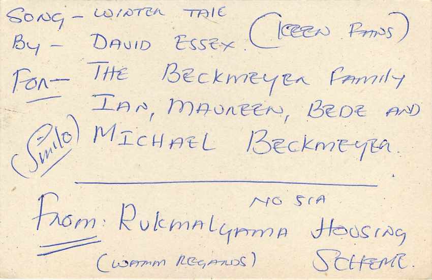 Entier Postal Postal Stationary Sri Lanka Ceylan Lion — Verso