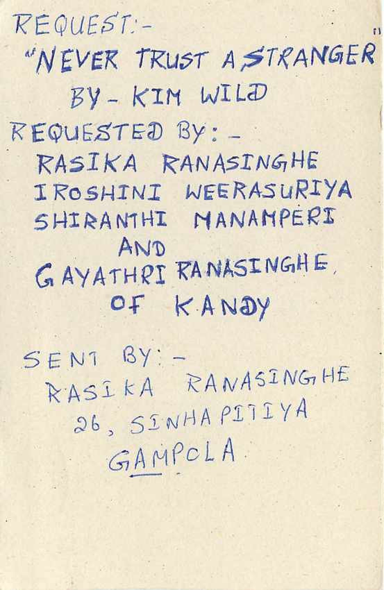 Entier Postal Postal Stationary Sri Lanka Ceylan Lion — Rückseite