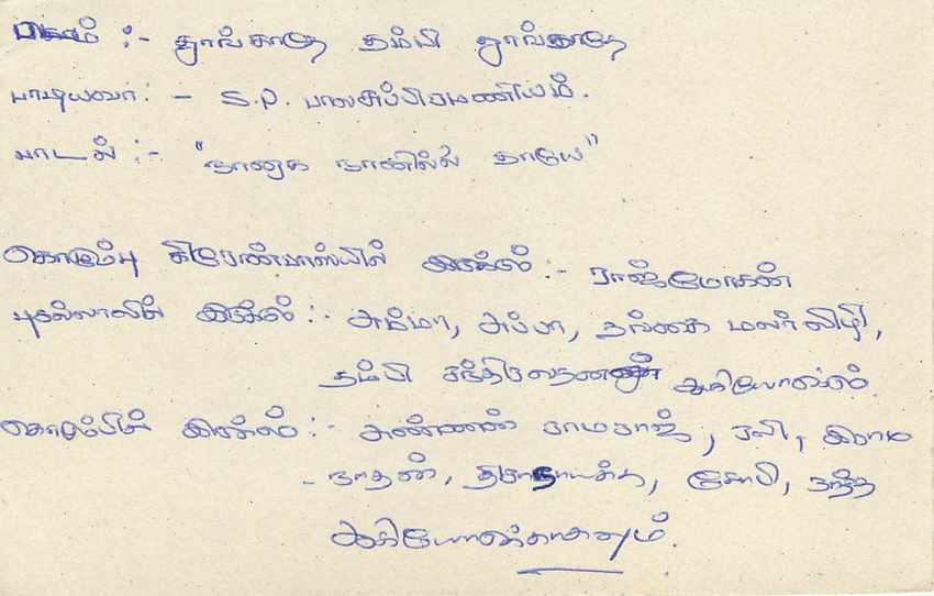 Colombo — Sri Lanka — carte postale avec timbre de 75 cents — Verso