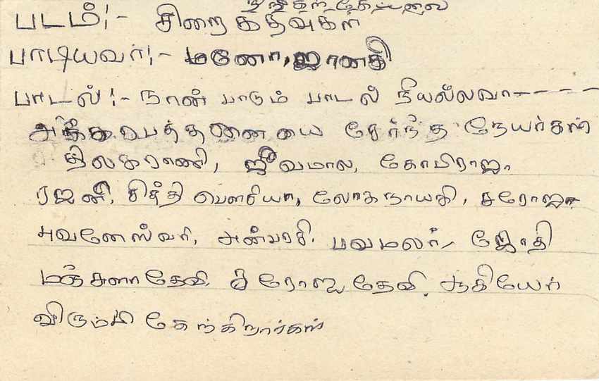 Sri Lanka — Ansichtskarte mit 75-Cent-Stempel — unbekannter Verleger — Rückseite
