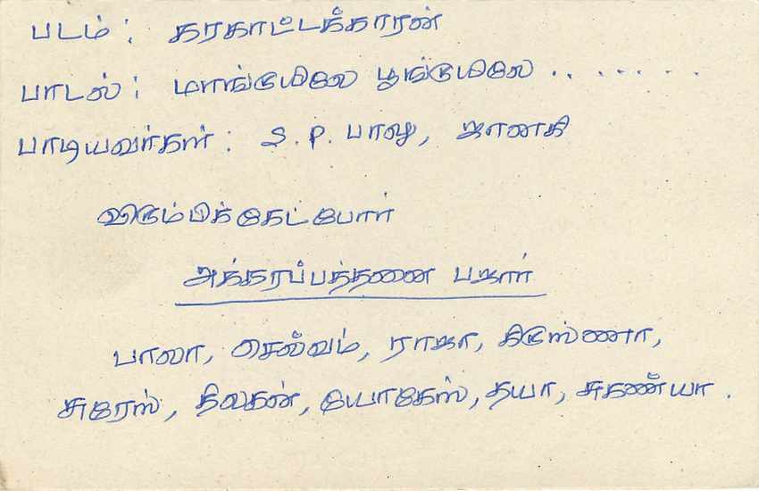 Sri Lanka — Ansichtskarte mit 75-Cent-Stempel — Verlag Sri Lanka Post — Rückseite