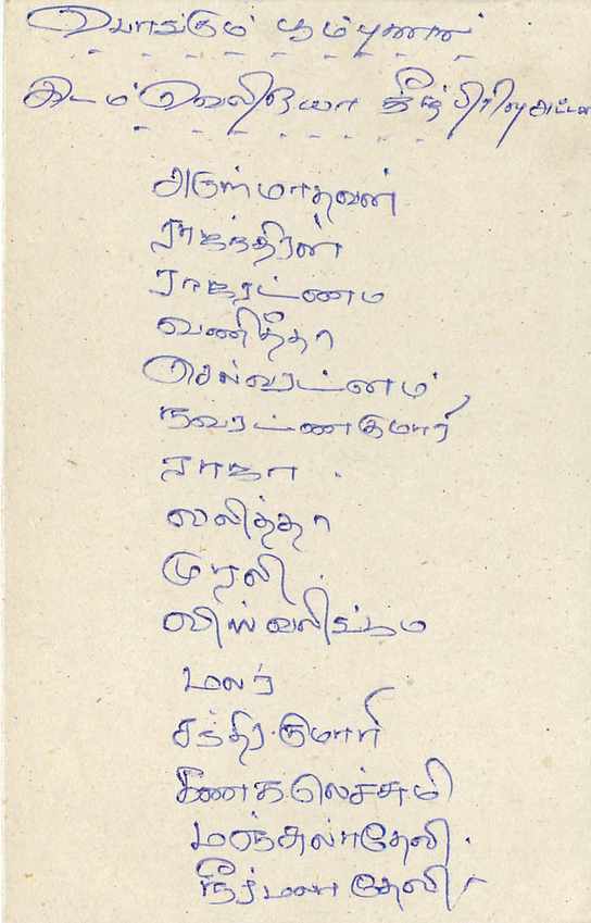 Sri Lanka — Ansichtskarte mit 75-Cent-Stempel — Verlag Sri Lanka Post — Rückseite