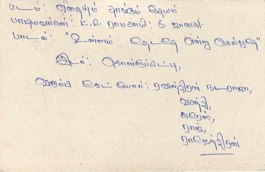 Sri Lanka — Antike Ansichtskarte mit 75-Cent-Stempel — unbekannter Verleger — Rückseite