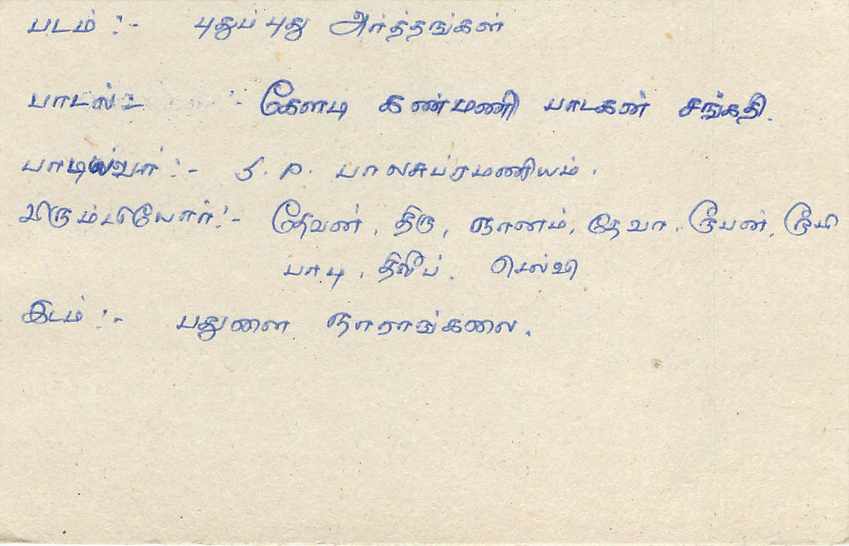 Sri Lanka — Karte mit 75-Cent-Stempel — unbekannter Verleger — Rückseite