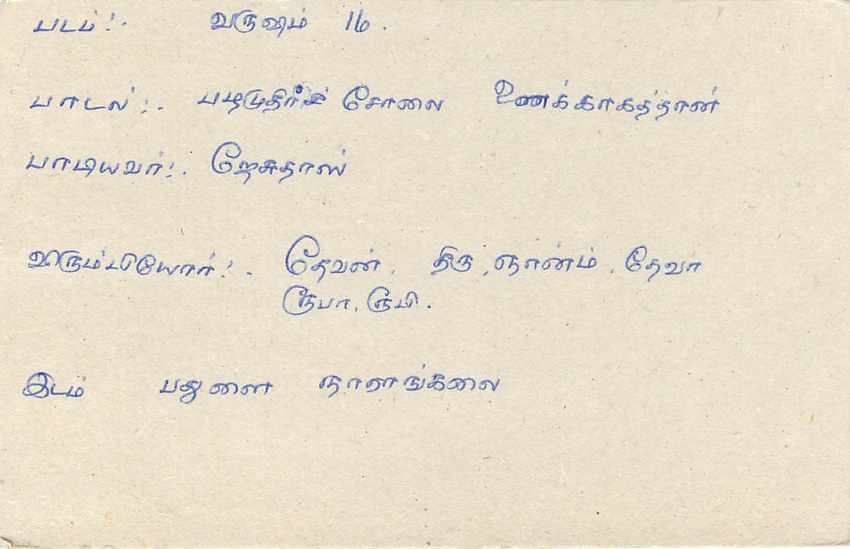 Sri Lanka — carte postale avec timbre de 75 cents — éditeur Sri Lanka — Rückseite