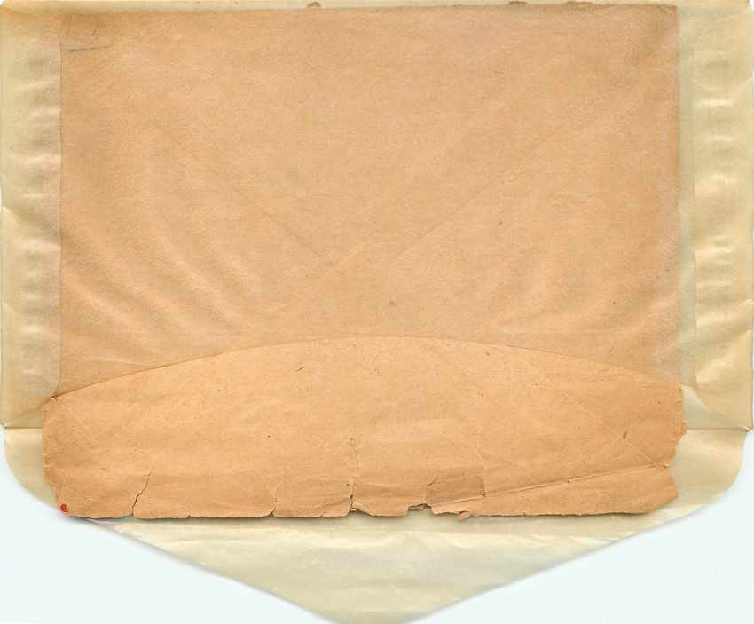 Cover Lettre YMCA American Expeditionary Force 1918 Militaria — Back