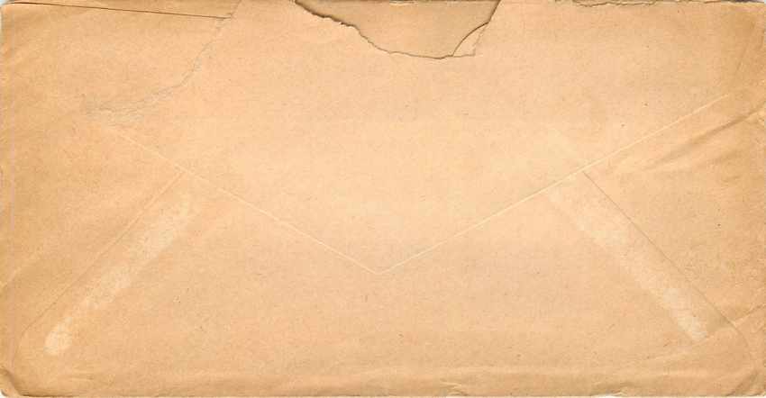Cover Lettre US Navy 1944 Militaria — Rückseite