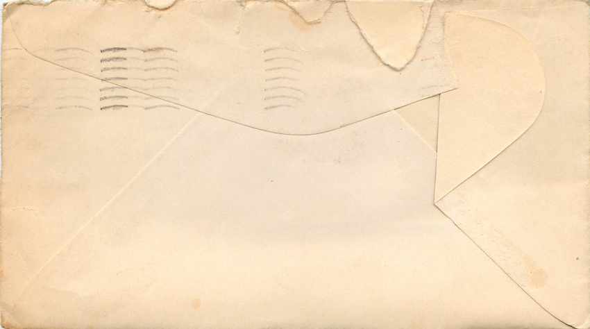 Cover Lettre US Camp Picket 1942 Militaria — Back