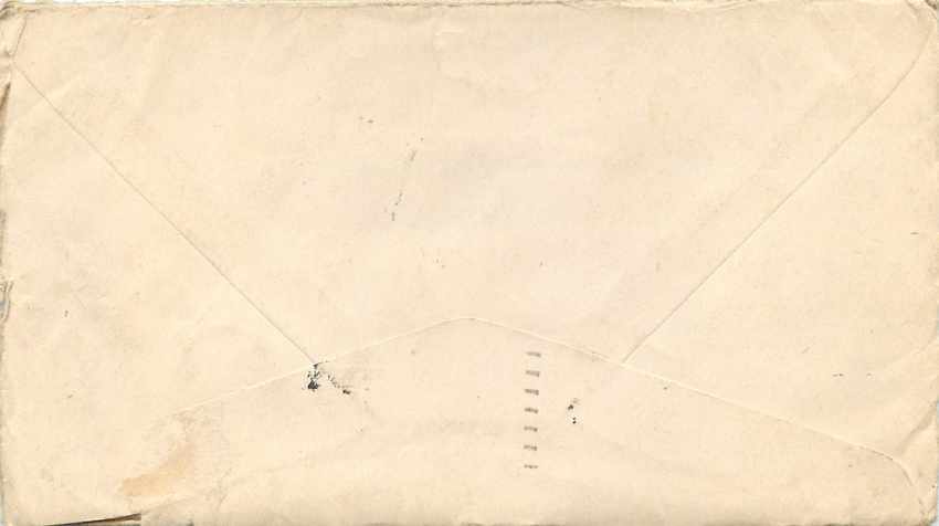 Lettre Cover 1942 — Rückseite