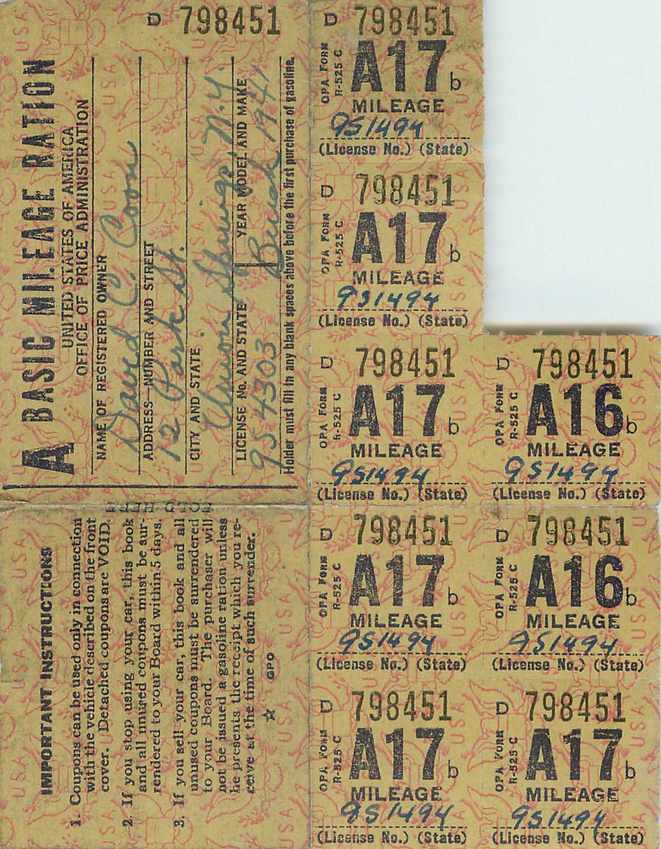 Basic Mileage Ration Militaria