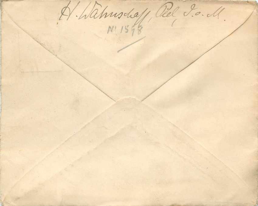 Lettre Cover Prisoners of War London  WW2 — Rückseite