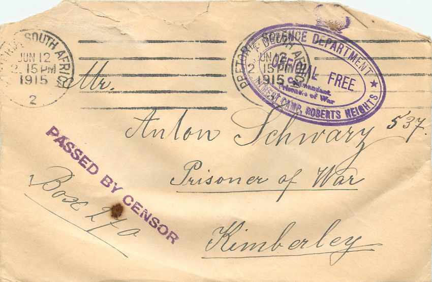 Lettre Cover Prisoners of War London  WW2 — Rückseite
