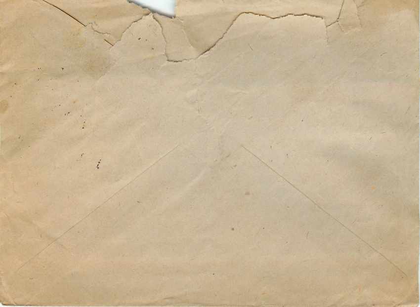 Lettre Cover Feldpost Militaria Censure — Rückseite
