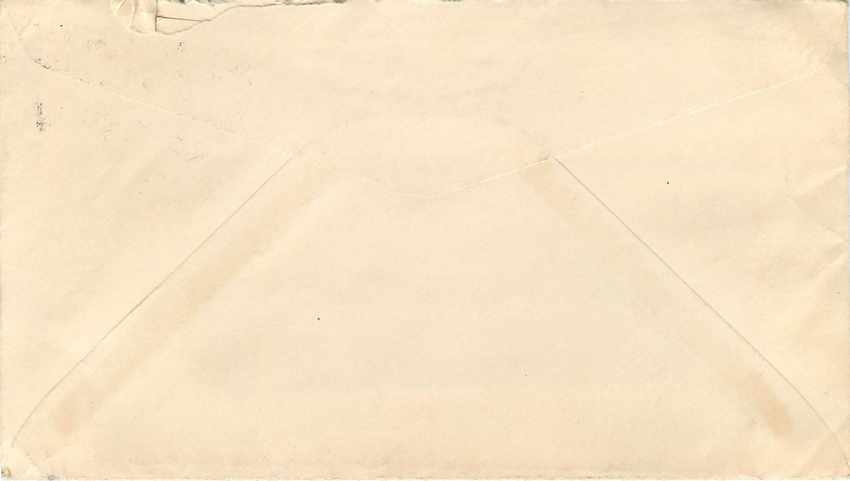 Lettre Cover US Censor 1943 — Rückseite