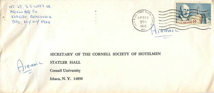 Lettre Cover US 1965 US Army