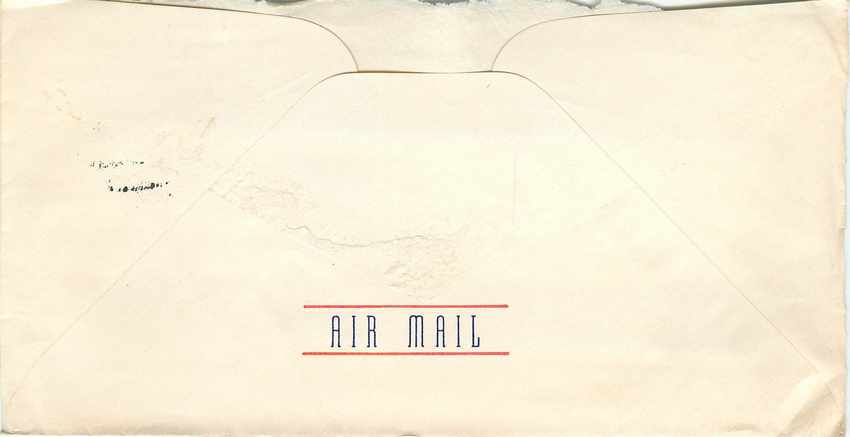 Lettre Cover US Censor 1944 — Rückseite