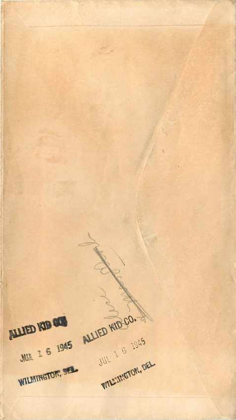 Lettre Cover US 1945 — Rückseite